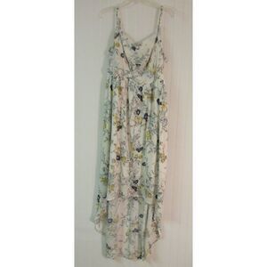 Torrid high/low sun dress floral print size 1